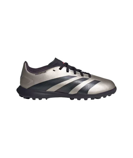 Futebol adidas Predator Infantil Liga TF Platina/Preto... Futebol adidas Predator Infantil Liga TF Platina/Preto...