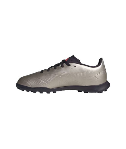 Futebol adidas Predator Infantil Liga TF Platina/Preto... 2