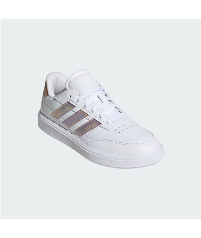 Chaussures Femme Adidas Courtblock Blanc
