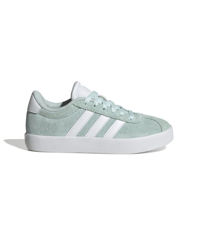 Zapatillas Adidas VL Court 3.0 Infantil Menta Halo/Blanco