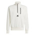 Moletom Homem Meia-calça Adidas City Es e Fleece Half-Zip Branco