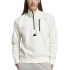 Moletom Homem Meia-calça Adidas City Es e Fleece Half-Zip Branco