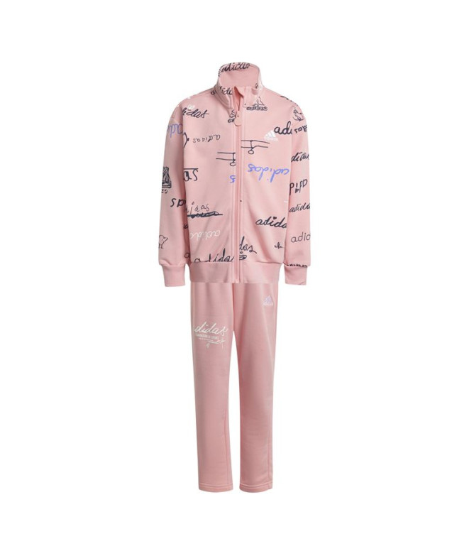 Enfant Adidas Brand Love Little Tracksuit Rose