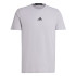 Camiseta Fitness Homem por Adidas D4T Workout Gloria Gris Mel