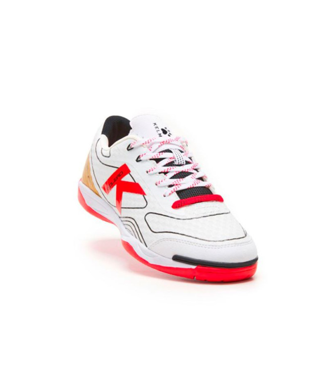 Chaussures De Football Sala Kelme Goleiro blanc...