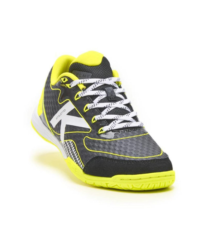 Sapatilhas De Futsal Kelme Stiletto Preto e Lima