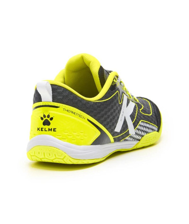 Sapatilhas De Futsal Kelme Stiletto Preto e Lima