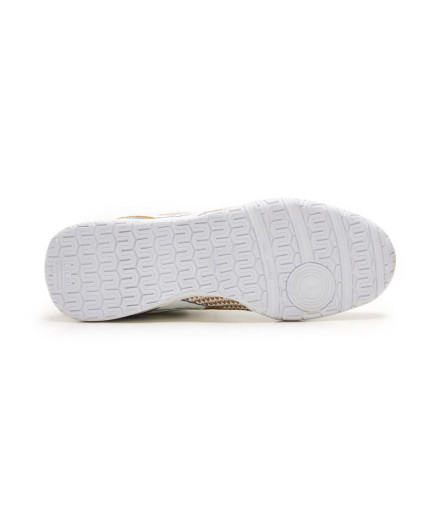 Chaussures De Football Sala Kelme Stiletto blanc et or 2