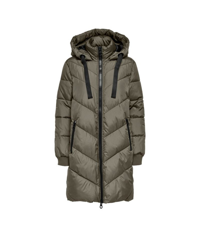 Chaqueta Only Jdyskylar Padded Mujer Vetiver Gris