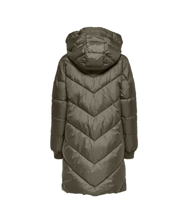 Casaco Only Jdyskylar Padded Mulher Vetiver Cinza