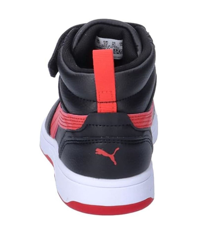 Chaussures Puma Rebound V6 Mid Black For Black/Red