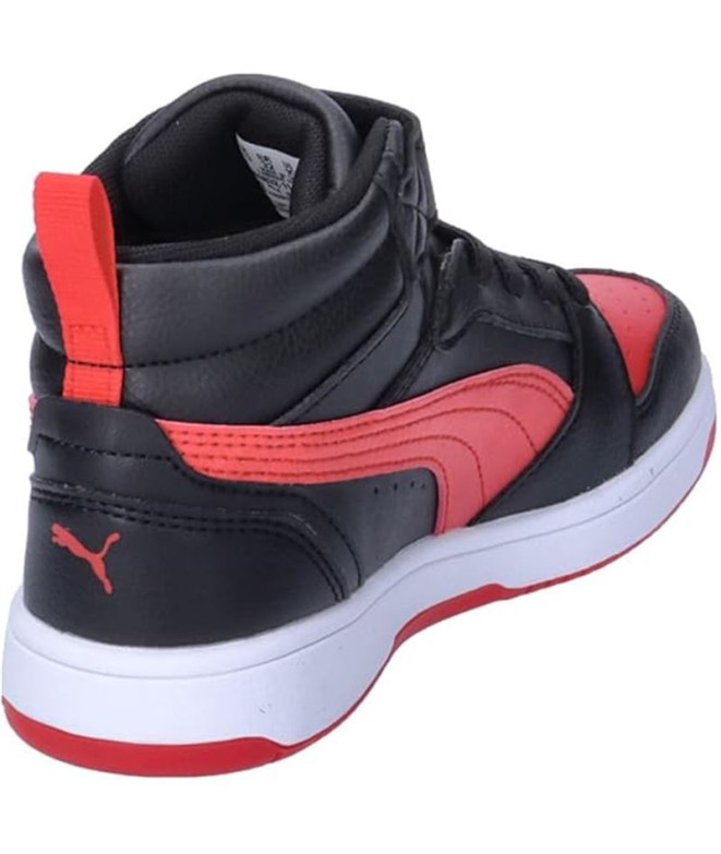 Chaussures Puma Rebound V6 Mid Black For Black/Red
