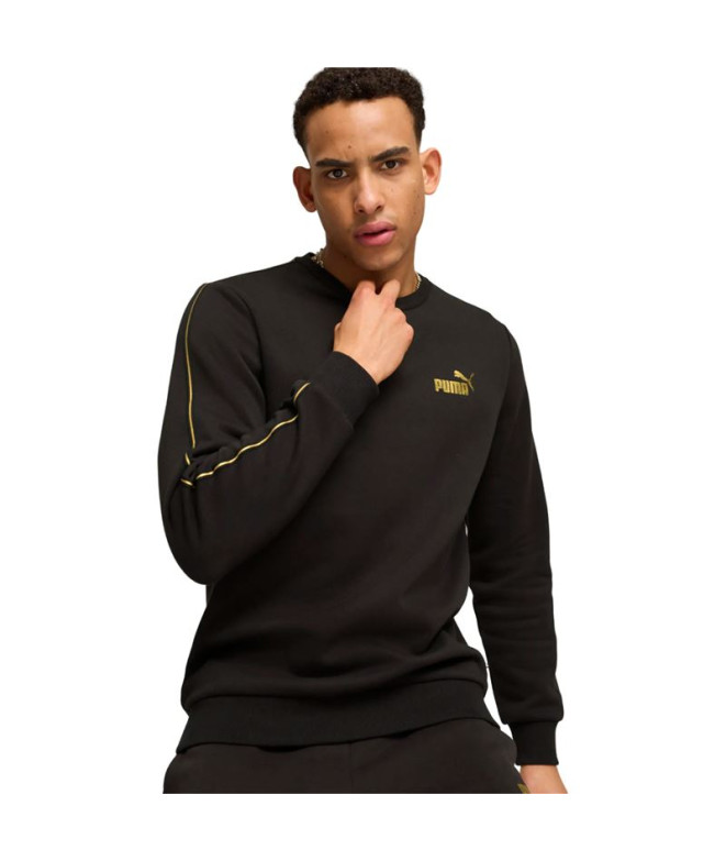 Moletom Homem Puma Ess Tape Minimal Gold Crew...