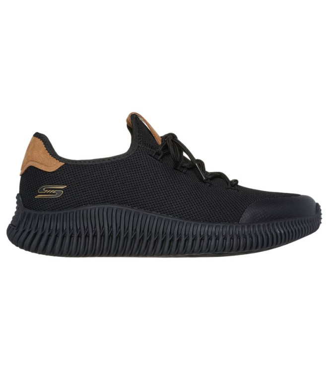 Chaussures Skechers Homme Bobs Geo Engineered Kn Black