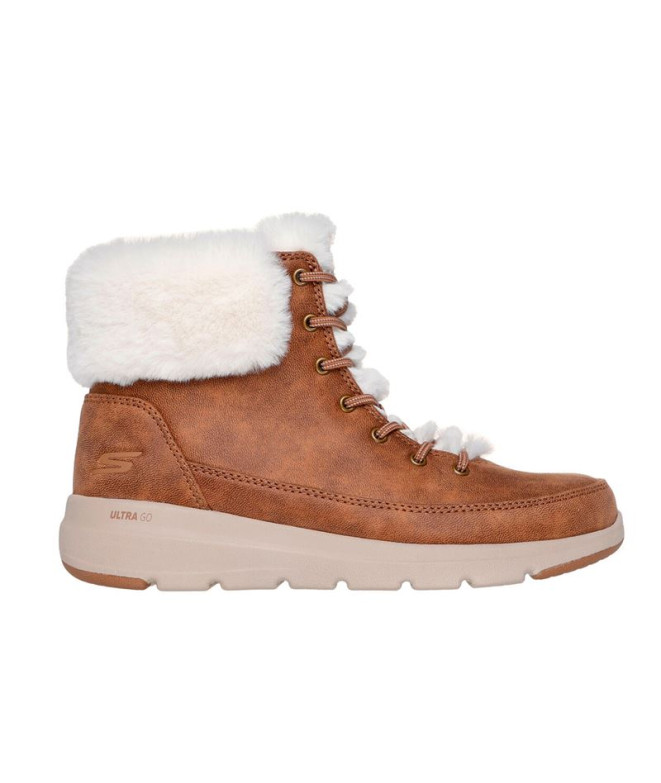 Botin Skechers Glacial Ultra Textile Mujer Marrón