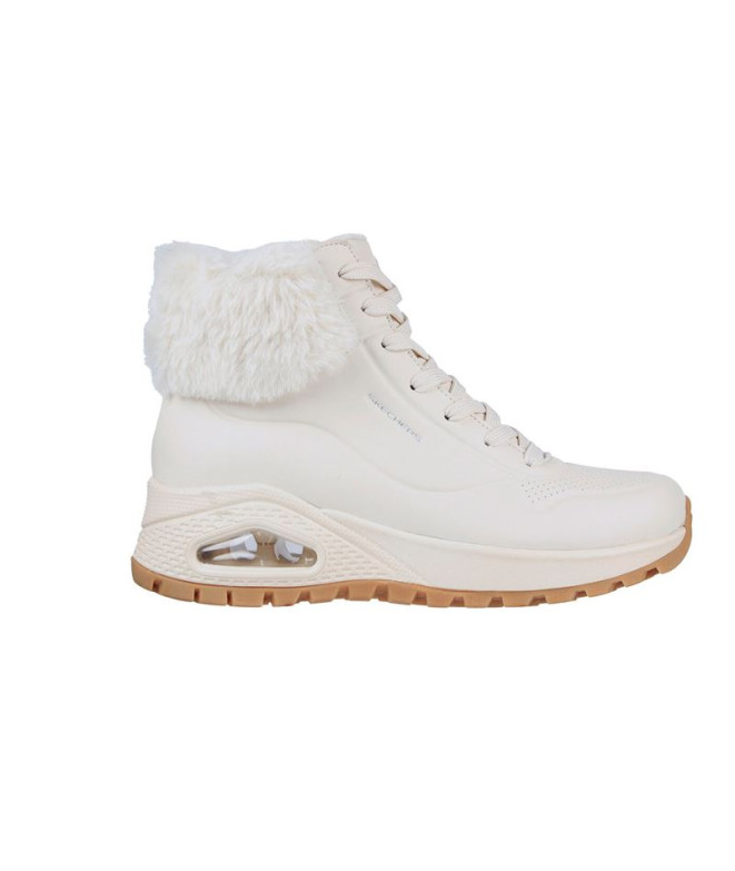 Booty Skechers UnoMulher Branco robusto