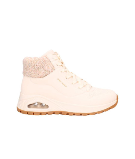 Bota Skechers Uno Couro natural resistente Duraleather...