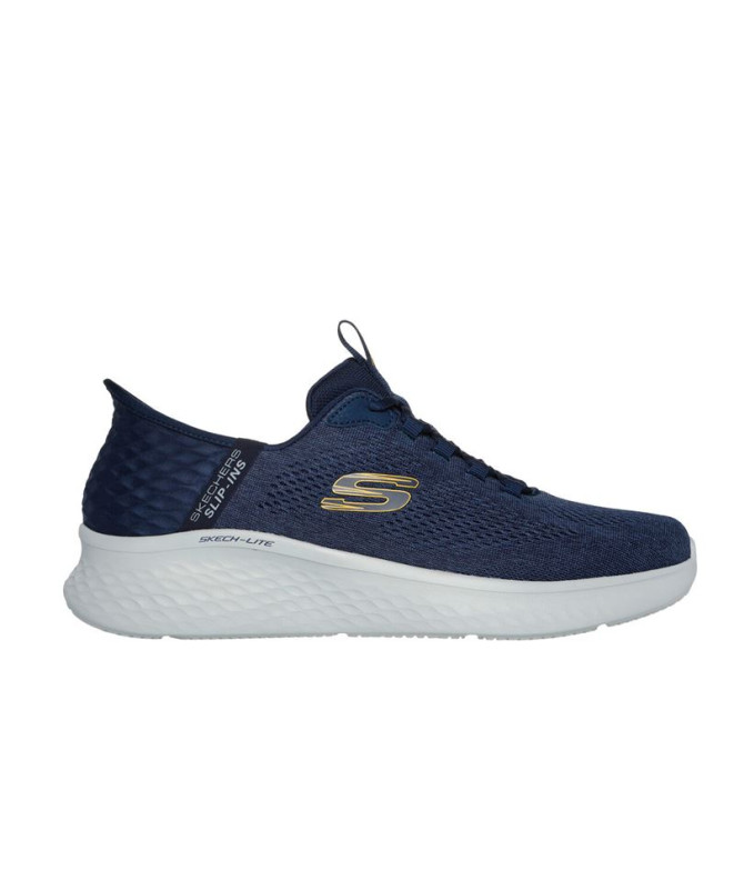 Sapatilhas Skechers Homem Slip-Ins Lite Pro azul-marinho