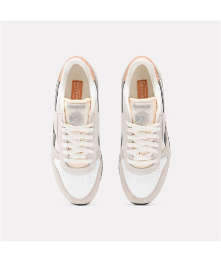 SapatilhasReebok Classic Couro Branco/Biege 2