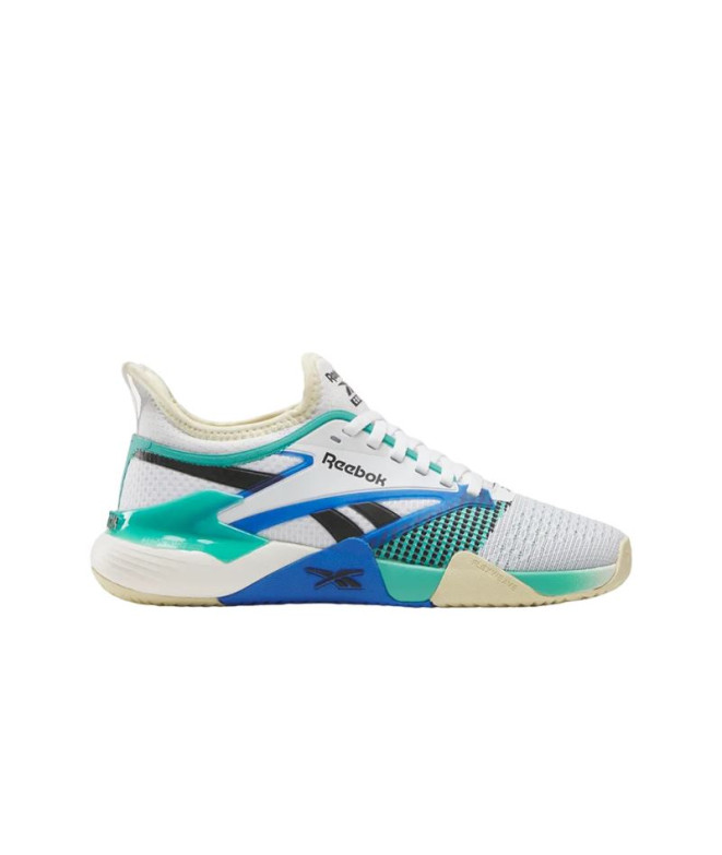 Chaussures Fitness Reebok Court Femme de Nano Blanc/Bleu