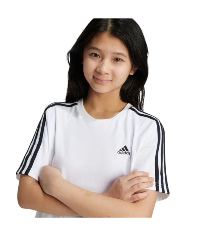 T-shirt adidas Fille Essentials 3-Stripes Coton...