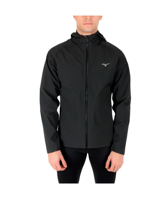 Chaqueta de Trail Mizuno Waterproof 20K Er Hombre Negro