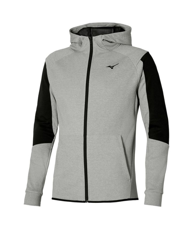 Sudadera De Running Mizuno Athletics Rb Hombre Gris