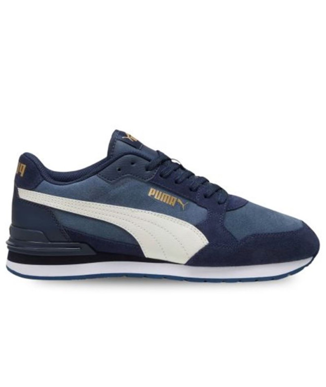 Chaussures Homme Puma St Runner V4 Sd Bleu/Blanc