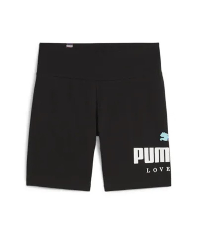 Calça Puma ESS+ OVE NS Biker Preto Mulher