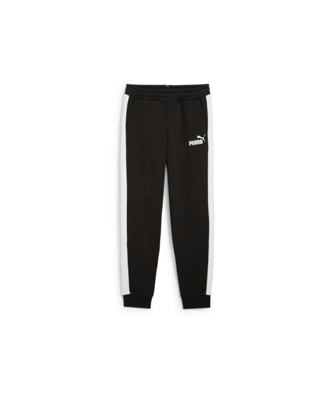 Calça Menino Calças de treino Puma Ess Block Fl Preto