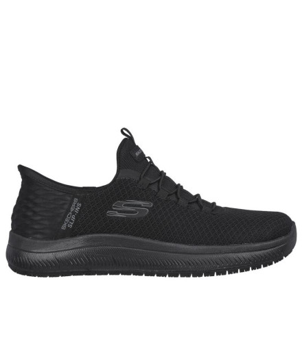 Chaussures Skechers Slip-Ins Work Summits Femme Noir