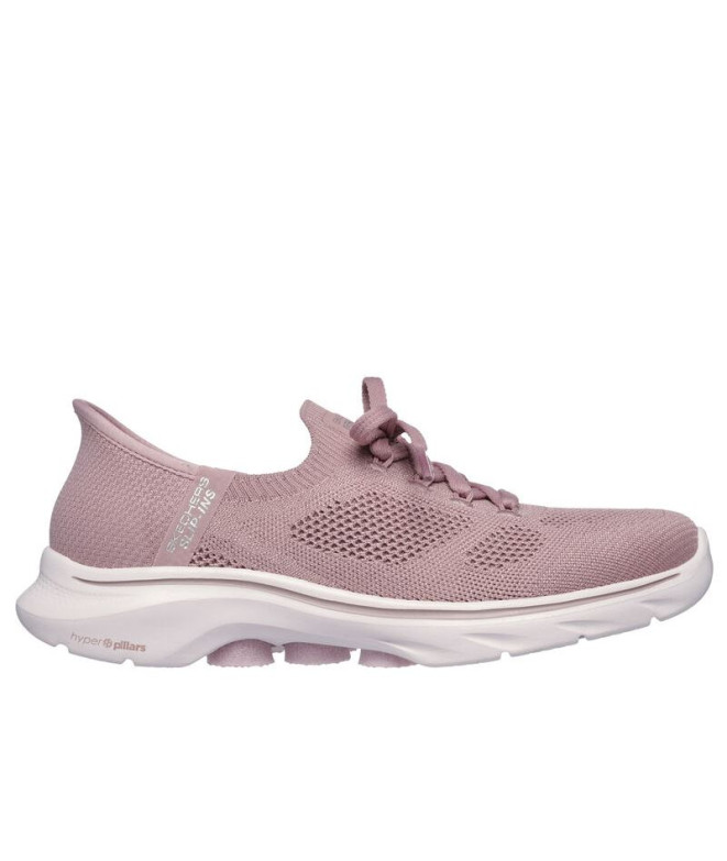 Chaussures Skechers Femme Go Walk 7-Via Mauve