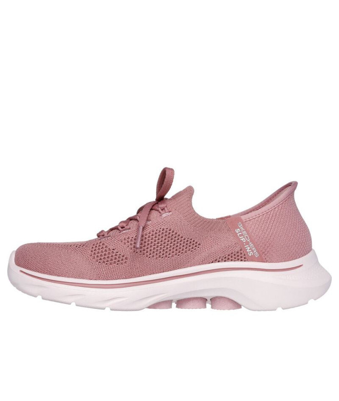 Chaussures Skechers Femme Go Walk 7-Via Mauve
