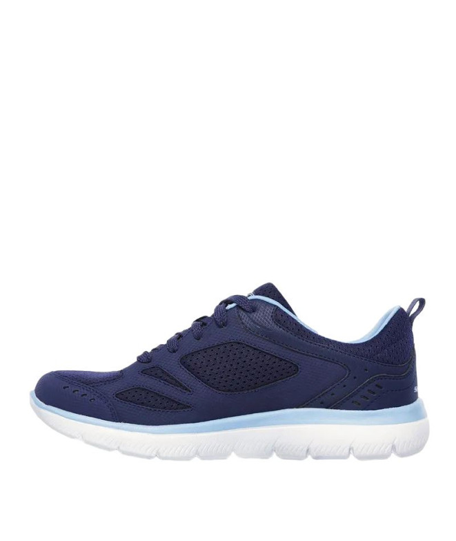 Chaussures Skechers Summits-Suited Femme Bleu...