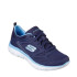 Sapatilhas Skechers Summits-Suited Mulher Azul Marinho