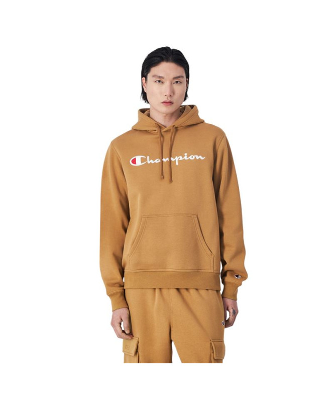 Sudadera Champion Hooded Sweatshirt Hombre Marrón