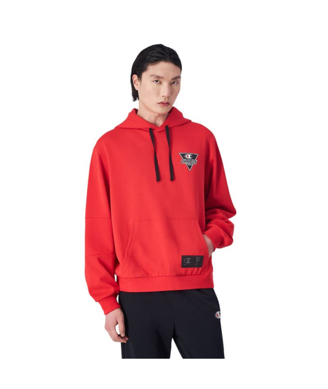 Sudadera Champion Hooded Sweatshirt Hombre Rojo