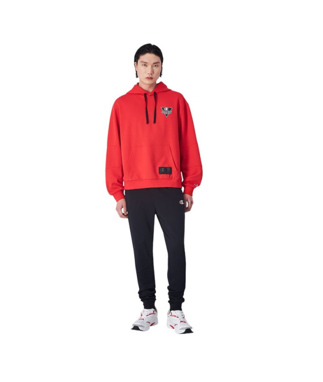 Sudadera Champion Hooded Sweatshirt Hombre Rojo