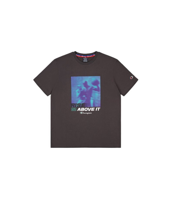 Camiseta Champion Crewneck Hombre Negro