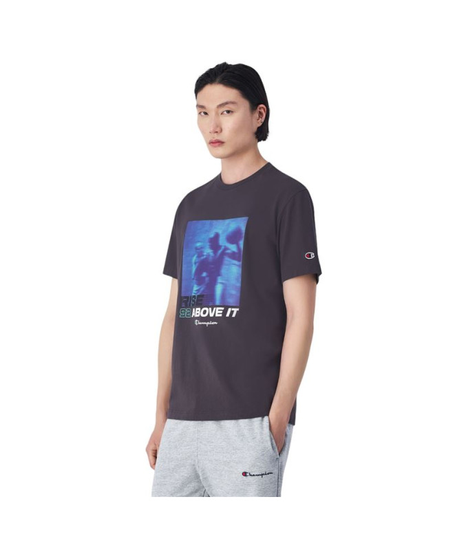 Camiseta Champion Crewneck Hombre Negro