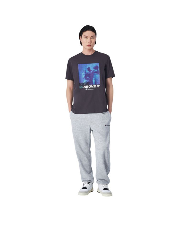 Camiseta Champion Crewneck Hombre Negro