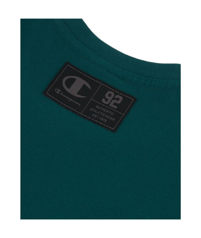Camiseta Champion Crewneck Hombre Verde