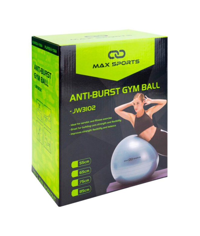 Balle Fitness Et Pilates Sena Ø75 Cm Enebe Gris