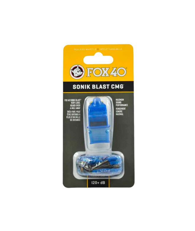 Sifflet football de Fox 40 Sonik Blast CMG Bleu