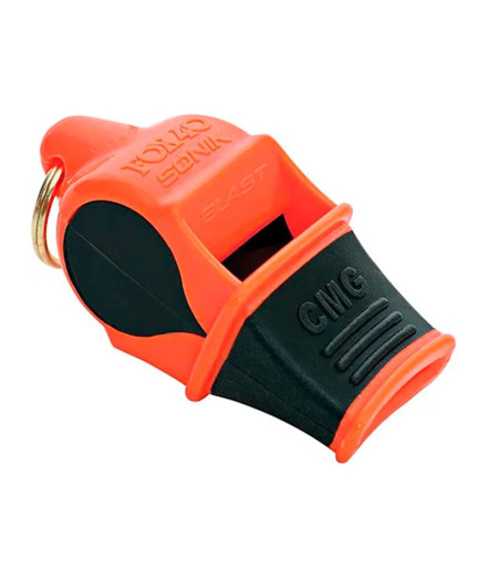 Silbato de fútbol Fox 40 Sonik Blast CMG Naranja/Negro