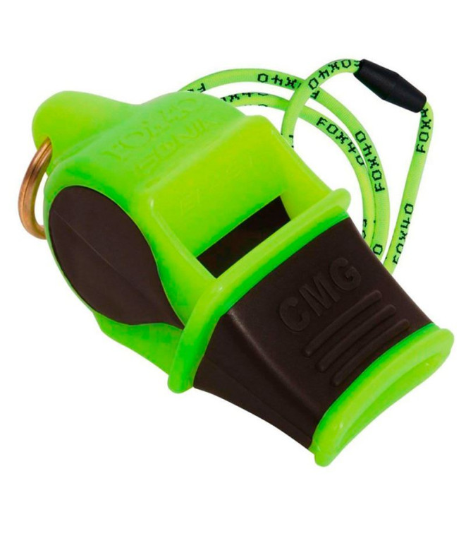 Silbato de fútbol Fox 40 Sonik Blast CMG Neón/Negro