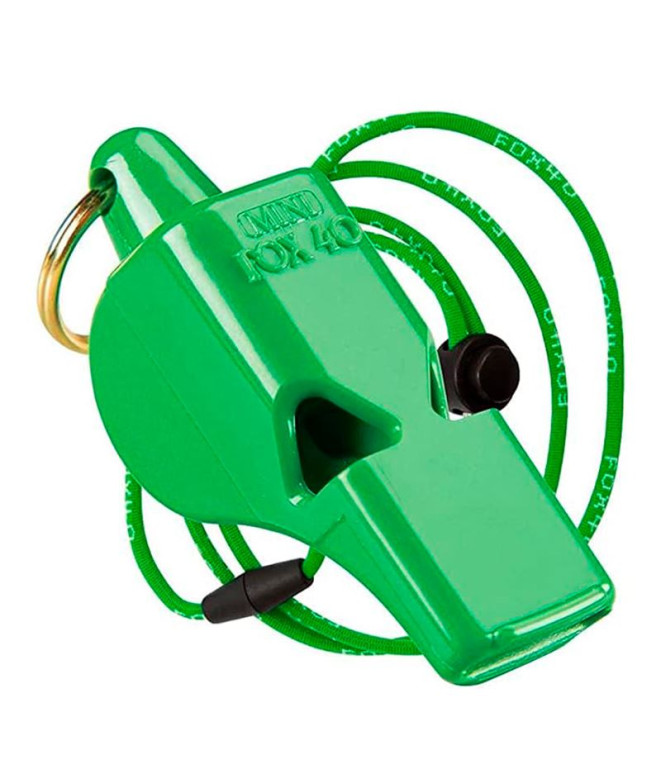 Silbato de fútbol Fox 40 Mini Verde Neón