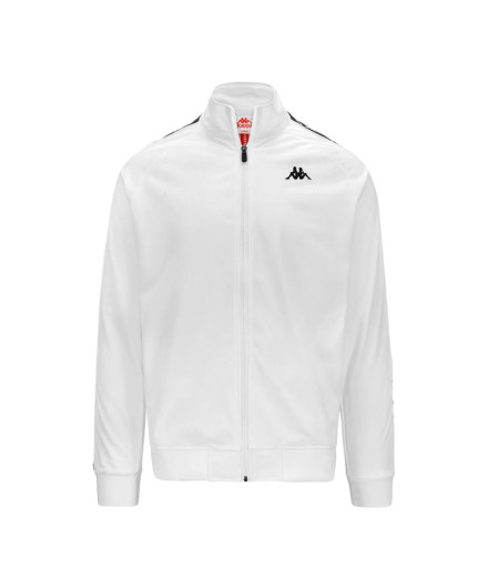 Casaco Kappa Anniston Slim 222 Band Branco Preto Homem