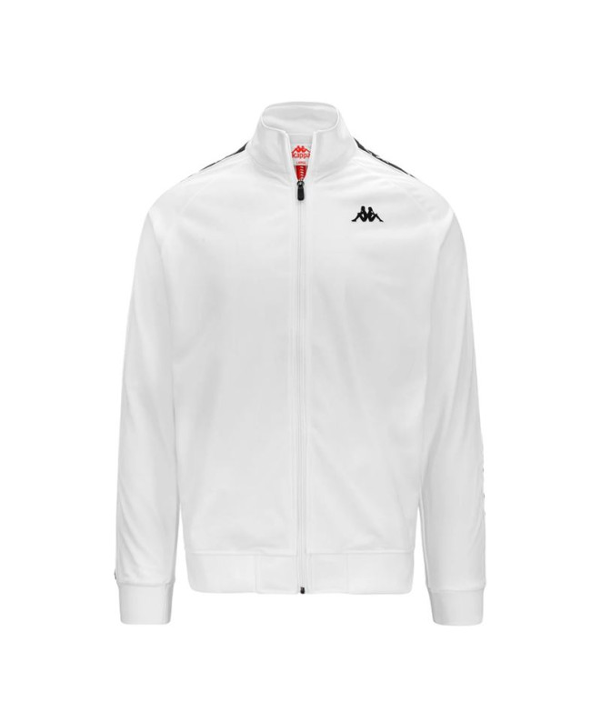 Chaqueta Kappa Anniston Slim 222 Banda Blanco Negro Hombre