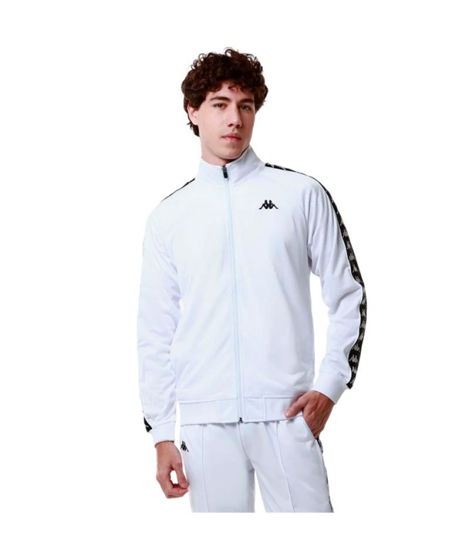 Veste Kappa Anniston Slim 222 Band Blanc Noir...